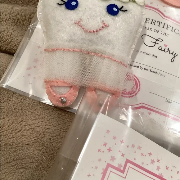 Handcrafted Tooth Fairy Pillows CHOOSE ONE w/ certificate - Picture 5 of 10